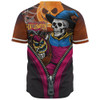 Brisbane Lions Baseball Shirt Halloween Night Reaper Zipper