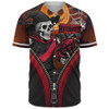 Essendon Baseball Shirt Halloween Night Reaper Zipper Essendon Baseball Shirt Halloween Night Reaper Zipper