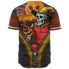 Gold Coast SUNS Baseball Shirt Halloween Night Reaper Zipper