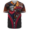 Melbourne Baseball Shirt Halloween Night Reaper Zipper