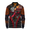 Essendon Long Sleeve Polo Shirt Halloween Night Reaper Zipper Essendon Long Sleeve Polo Shirt Halloween Night Reaper Zipper