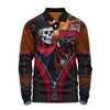 Melbourne Long Sleeve Polo Shirt Halloween Night Reaper Zipper