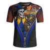 West Coast Eagles Rugby Jersey Halloween Night Reaper Zipper