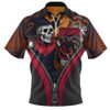 Melbourne Zip Polo Shirt Halloween Night Reaper Zipper