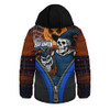 Carlton Hooded Padded Jacket Halloween Night Reaper Zipper