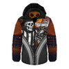 Collingwood Hooded Padded Jacket Halloween Night Reaper Zipper