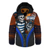 Geelong Cats Hooded Padded Jacket Halloween Night Reaper Zipper