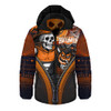 Gold Coast SUNS Hooded Padded Jacket Halloween Night Reaper Zipper