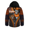 Gold Coast SUNS Hooded Padded Jacket Halloween Night Reaper Zipper