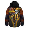 Hawthorn Hooded Padded Jacket Halloween Night Reaper Zipper
