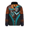 Port Adelaide Padded Jacket Halloween Night Reaper Zipper Port Adelaide Padded Jacket Halloween Night Reaper Zipper
