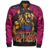 Brisbane Lions Bomber Jacket Full Moon Fever Halloween Supporter