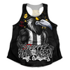 Collingwood Women Racerback Singlet Full Moon Fever Halloween Supporter