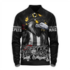 Collingwood Long Sleeve Polo Shirt Full Moon Fever Halloween Supporter