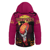 Brisbane Lions Hooded Padded Jacket Full Moon Fever Halloween Supporter