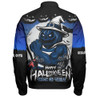 Geelong Cats Bomber Jacket Dark Pumpkin Halloween Spirit Geelong Cats Bomber Jacket Dark Pumpkin Halloween Spirit