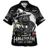 Collingwood Hawaiian Shirt Dark Pumpkin Halloween Spirit