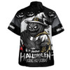 Collingwood Hawaiian Shirt Dark Pumpkin Halloween Spirit