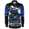 Geelong Cats Long Sleeve Shirt Dark Pumpkin Halloween Spirit Geelong Cats Long Sleeve Shirt Dark Pumpkin Halloween Spirit