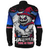 Western Bulldogs Long Sleeve Shirt Dark Pumpkin Halloween Spirit
