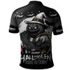 Collingwood Polo Shirt Dark Pumpkin Halloween Spirit