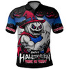Western Bulldogs Polo Shirt Dark Pumpkin Halloween Spirit