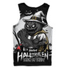 Collingwood Men Singlet Dark Pumpkin Halloween Spirit