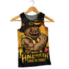 Hawthorn Men Singlet Dark Pumpkin Halloween Spirit