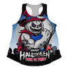 Western Bulldogs Women Racerback Singlet Dark Pumpkin Halloween Spirit