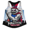 Western Bulldogs Women Racerback Singlet Dark Pumpkin Halloween Spirit