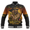 Hawthorn Baseball Jacket Dark Pumpkin Halloween Spirit