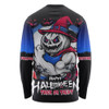 Western Bulldogs Long Sleeve T-shirt Dark Pumpkin Halloween Spirit