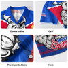 Western Bulldogs Hawaiian Shirt Santa Scoring Touchdown On Christmas Game Day
