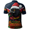 Adelaide Crows Polo Shirt Santa Scoring Touchdown On Christmas Game Day