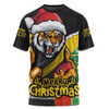 Richmond T-Shirt Santa Scoring Touchdown On Christmas Game Day