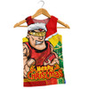 Gold Coast SUNS Men Singlet Santa Scoring Touchdown On Christmas Game Day Gold Coast SUNS Men Singlet Santa Scoring Touchdown On Christmas Game Day