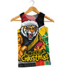 Richmond Men Singlet Santa Scoring Touchdown On Christmas Game Day