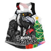 Collingwood Women Racerback Singlet Santa Scoring Touchdown On Christmas Game Day