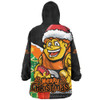 GWS GIANTS Snug Hoodie Santa Scoring Touchdown On Christmas Game Day