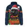 Adelaide Crows Padded Jacket Santa Scoring Touchdown On Christmas Game Day