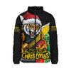 Richmond Padded Jacket Santa Scoring Touchdown On Christmas Game Day