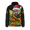 Richmond Padded Jacket Santa Scoring Touchdown On Christmas Game Day