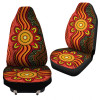 Australia Aboriginal Car Seat Covers - Aboriginal Dot Art Painting VER 12