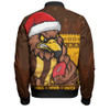 Hawthorn Bomber Jacket Merry Christmas Down Under Footy Power Style Hawthorn Bomber Jacket Merry Christmas Down Under Footy Power Style