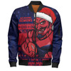 Melbourne Bomber Jacket Merry Christmas Down Under Footy Power Style