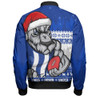 North Melbourne Bomber Jacket Merry Christmas Down Under Footy Power Style