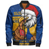 West Coast Eagles Bomber Jacket Merry Christmas Down Under Footy Power Style