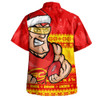 Gold Coast SUNS Hawaiian Shirt Merry Christmas Down Under Footy Power Style