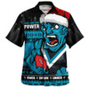 Port Adelaide Hawaiian Shirt Merry Christmas Down Under Footy Power Style