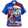 Western Bulldogs Hawaiian Shirt Merry Christmas Down Under Footy Power Style